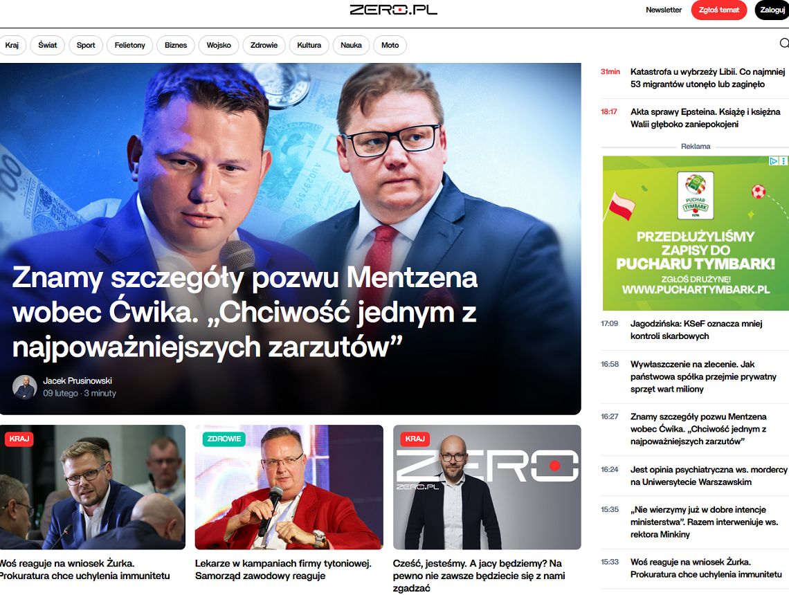 Pierwsze opinie o Zero.pl. "Skrzyżowanie papierowego DGP ze starą Gazeta.pl"