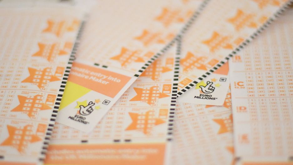 National Lottery Euro Millions tickets, London. A ??167 million EuroMillions jackpot could make a single ticket holder the UK???s biggest ever lottery winner on Friday. (Photo by Victoria Jones/PA Images via Getty Images)