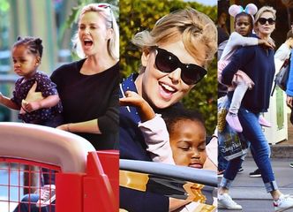 Charlize Theron z dziećmi w Disneylandzie (ZDJĘCIA)