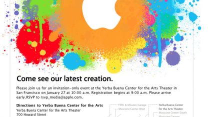 Apple: zobaczcie, co pokażemy Wam 27 stycznia  - impreza oficjalnie potwierdzona 1