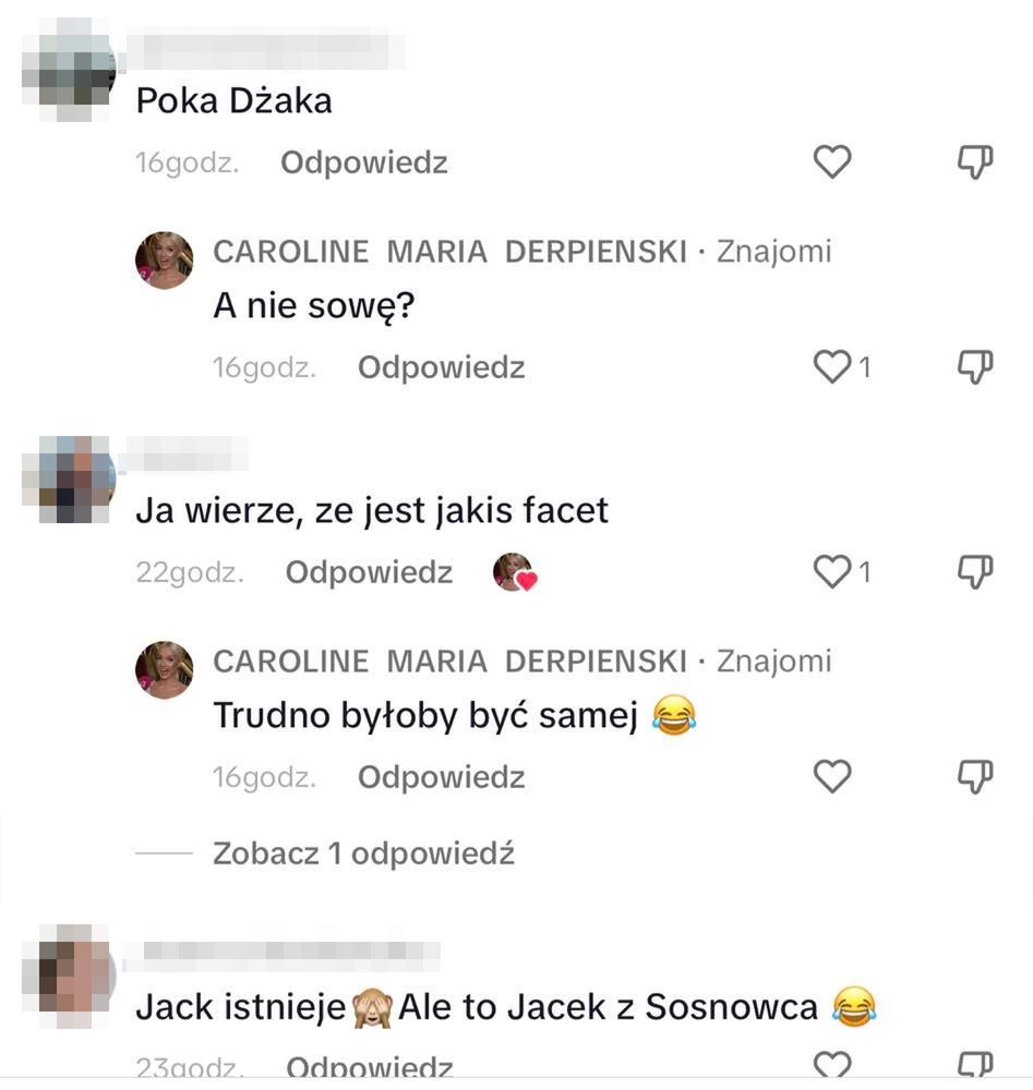 Caroline Derpienski odpowiada na pytania o Jacku 