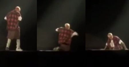 Justin Bieber SPADŁ ZE SCENY! (WIDEO)