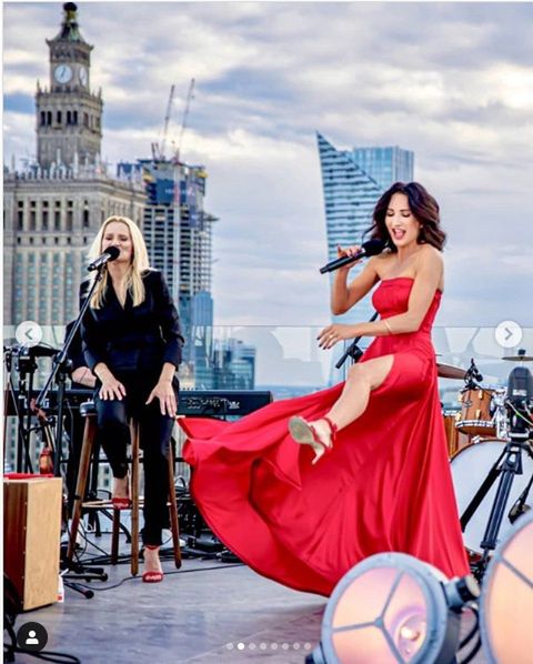 Justyna Steczkowska zagrała koncert na dachu