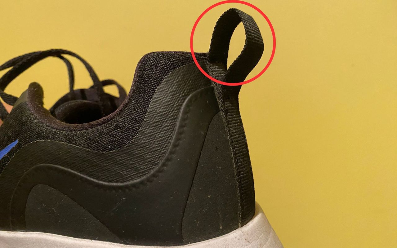 What is the loop on a boot used for?