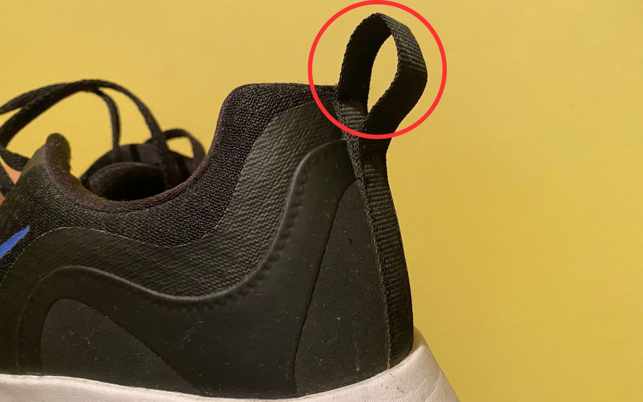 What is the loop on a shoe for?