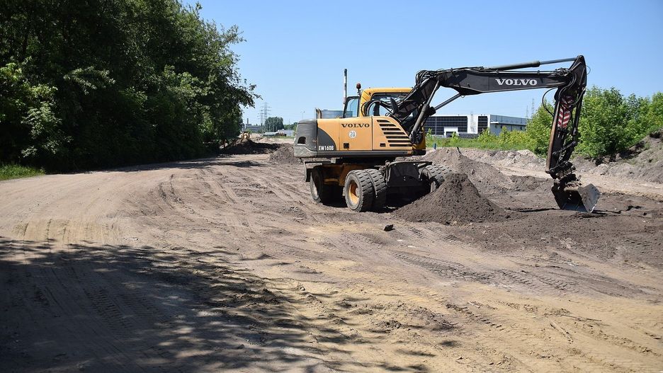 Budowa nowej drogi we Włocławku