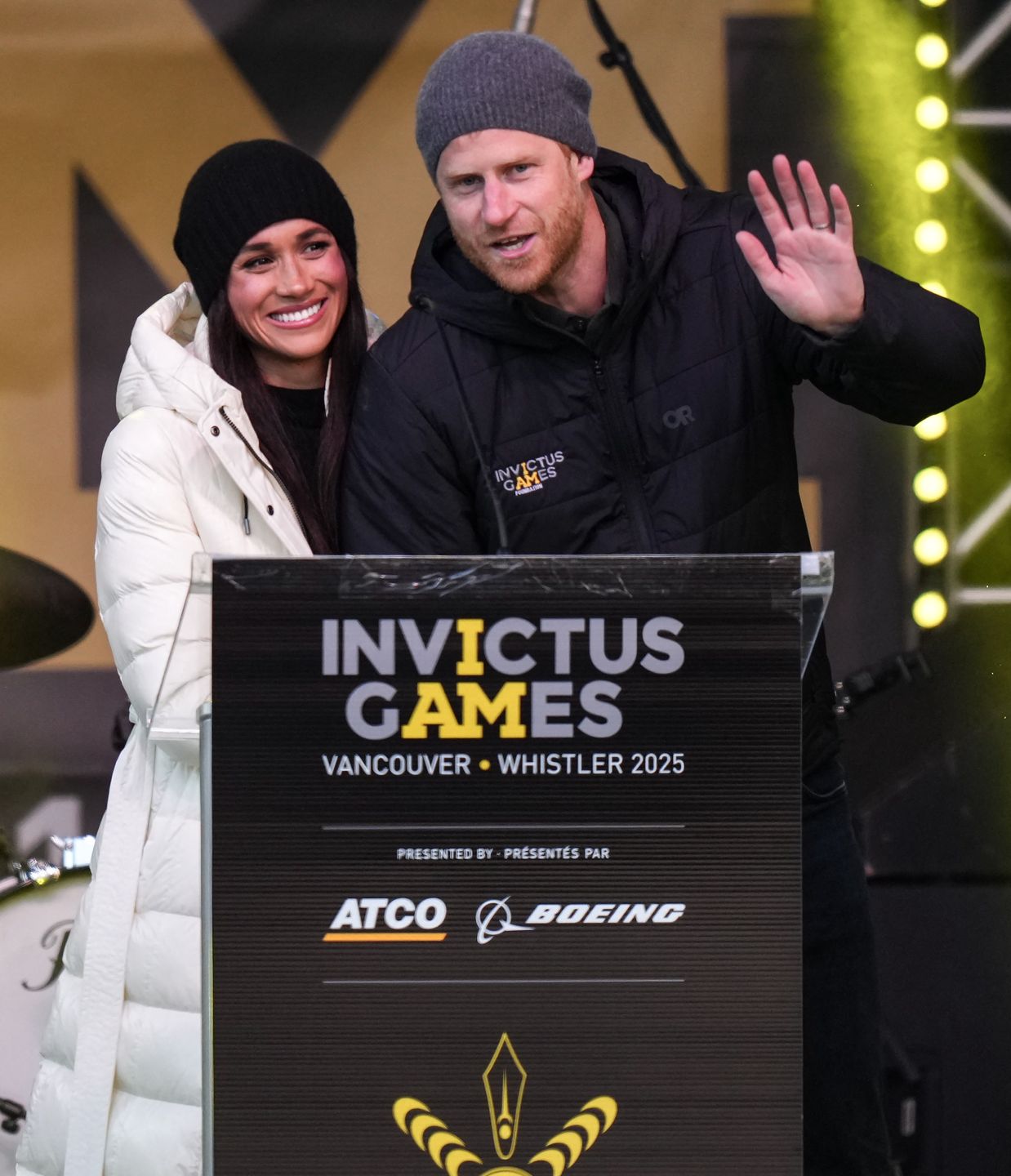 Meghan Markle i książę Harry na Invictus Games