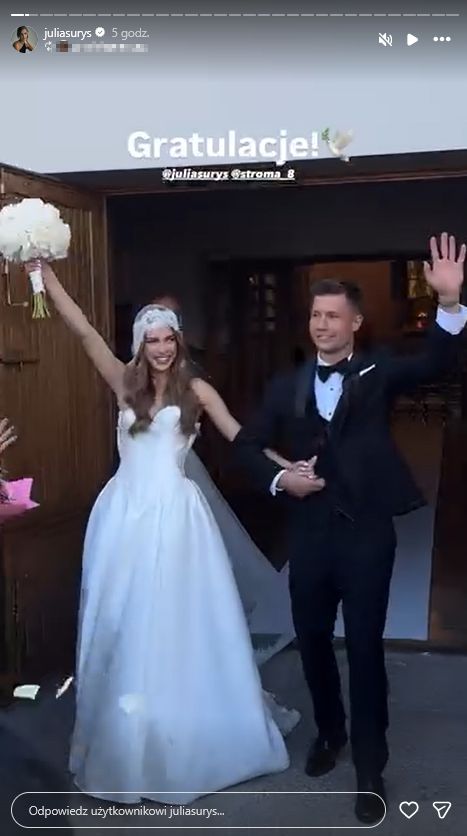 Tak wyglądało wesele Julii Suryś i Marcina Stromeckiego