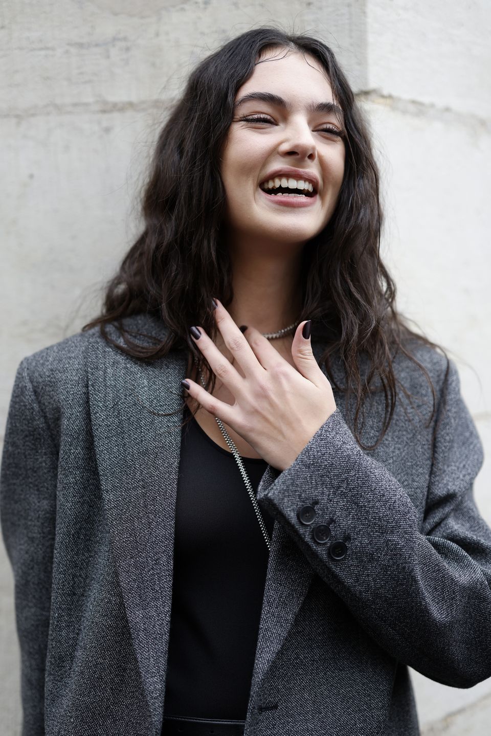 Deva Cassel na Paris Fashion Week