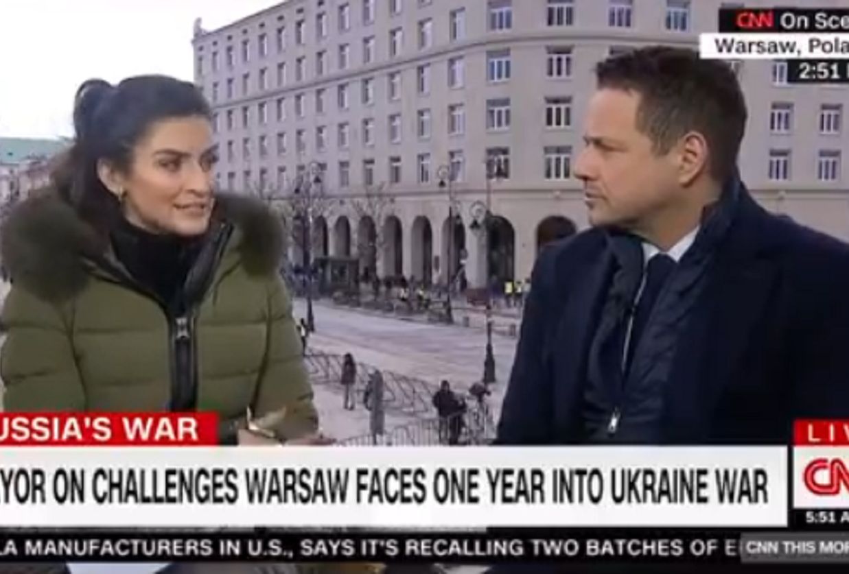 Rafał Trzaskowski w CNN. Nagranie robi furorę