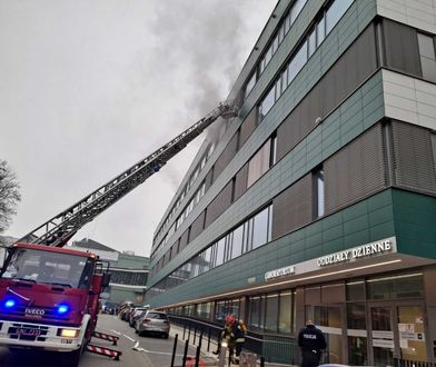 Groźny pożar w Gdańsku. Płoneło Centrum Medycyny Nieinwazyjnej
