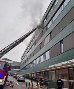 Groźny pożar w Gdańsku. Płoneło Centrum Medycyny Nieinwazyjnej