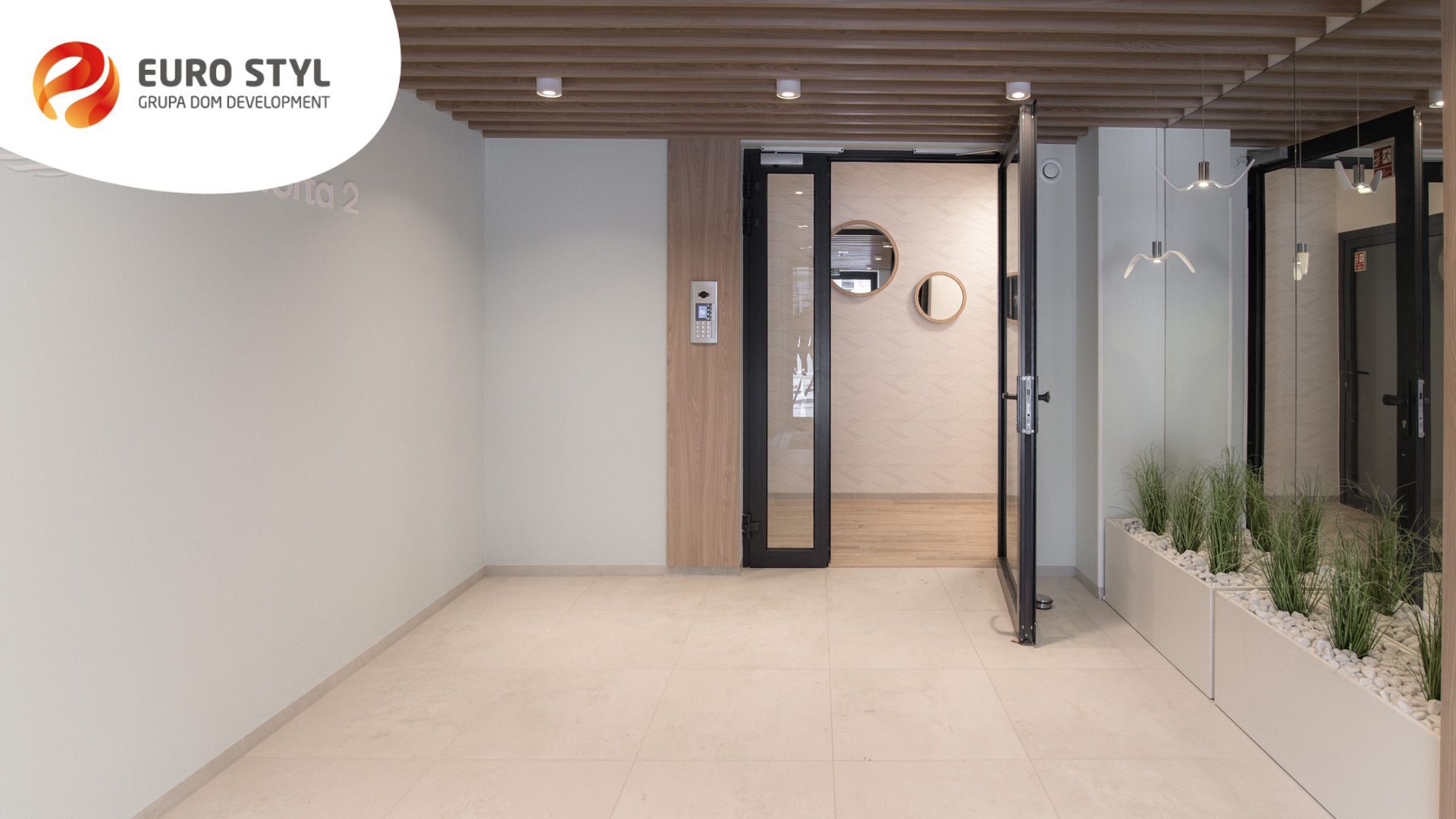 Osiedle Beauforta 2 - wnętrza budynków wykończone w eleganckim stylu
