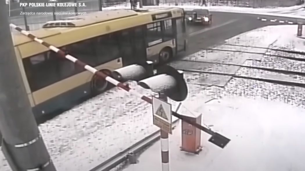 Kamery zarejestrowały niebezpieczny incydent