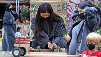 Ciężarna Kylie Jenner szykuje się na Halloween, kupując z córeczką dynie (ZDJĘCIA)