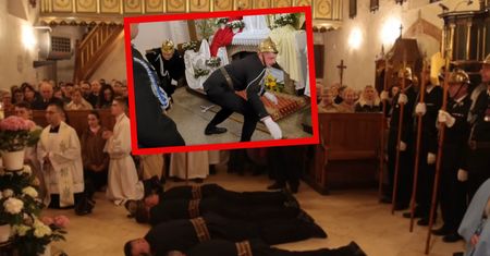 Strażacy padli jak rażeni gromem. Inni w popłochu wybiegli z kościoła