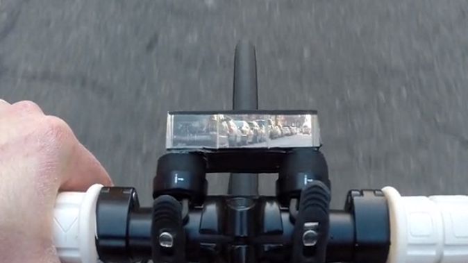 Rowerzysto, pochyl się! Pedi-Scope: peryskop w rowerze 1