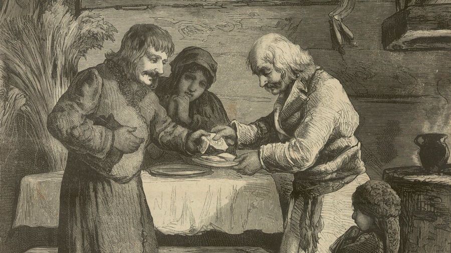 Wigilia w chłopskiej chacie