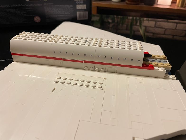 Concorde z klocków LEGO