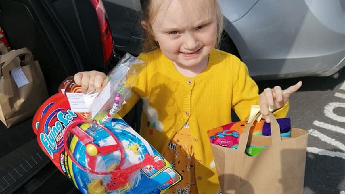 5-letnia Sophie-Rose Fry postanowiła zrobić coś dobrego dla mieszkańców Preston