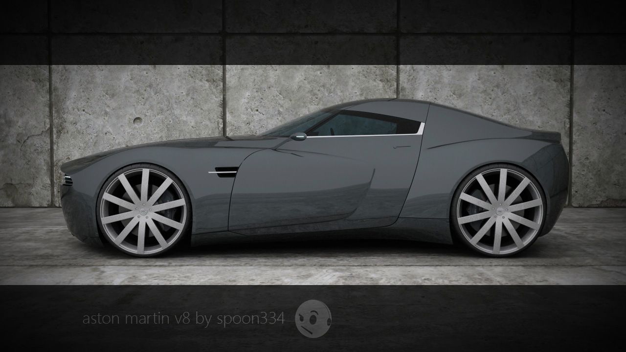 Aston Martin V8 Vantage concept - niezależny projekt Narcisa Maresa
