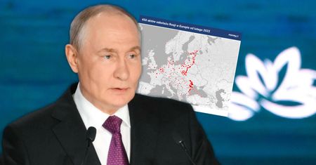 Mapa Europy płonie od punktów sabotażu. Biały wywiad bije na alarm