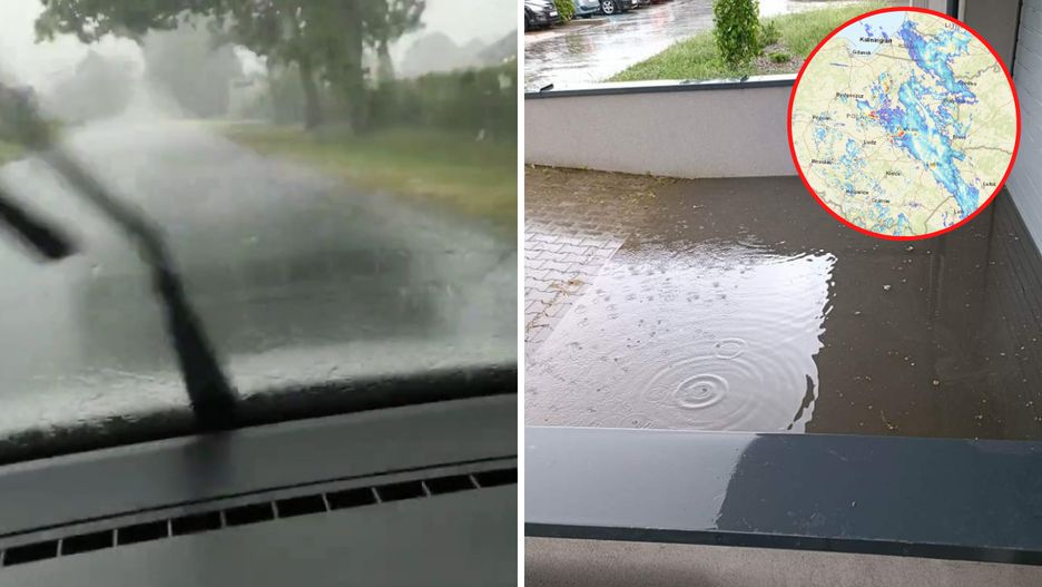 Nawałnice nad Polską. Są zalania i podtopienia