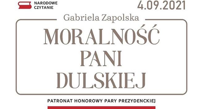 W sobotę Narodowe Czytanie "Moralności pani Dulskiej”
