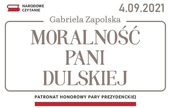 W sobotę Narodowe Czytanie "Moralności pani Dulskiej”