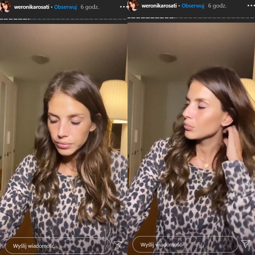 Weronika Rosati wspiera Polki na Instagramie
