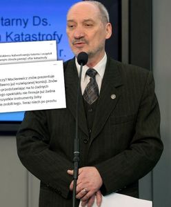 Antoni Macierewicz nie daje za wygraną. "Znów bredzi o zamachu"