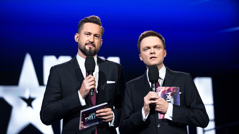 Szymon Hołownia i Marcin Prokop w "Mam talent".