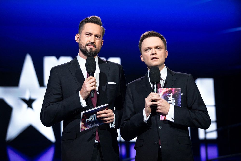 Szymon Hołownia i Marcin Prokop w "Mam talent".