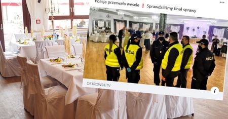 Policja przerwała wesele tuż po pierwszym tańcu. Taki był finał