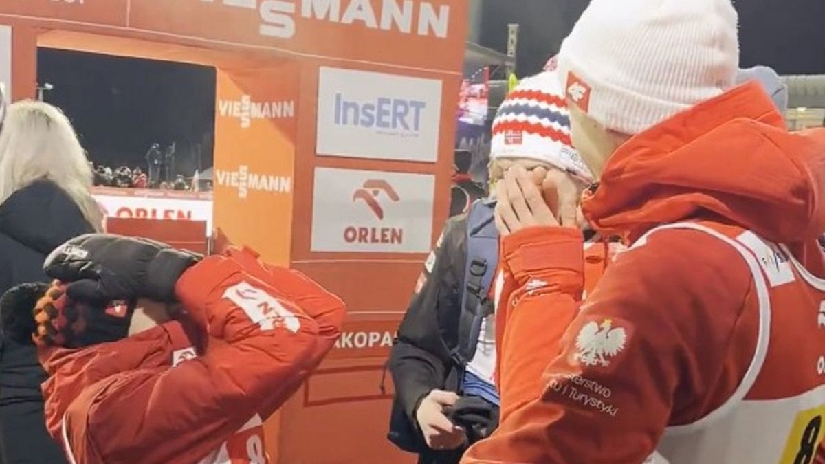 Reakcja polskich skoczków na wynik konkursu