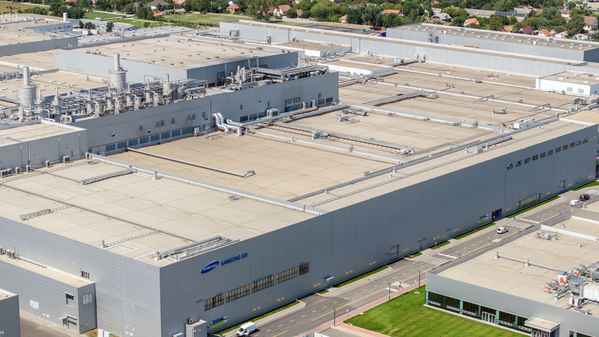 Fabryka Samsunga w miejscowości Göd pod Budapesztem