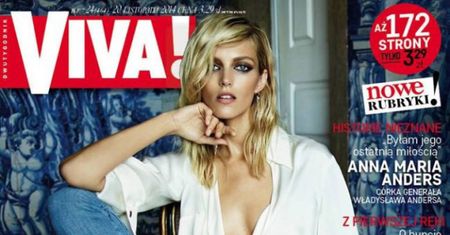 Anja Rubik na okładce "Vivy"... "Życie po 30-tce" (FOTO)
