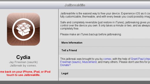 JailbreakMe 3.0 dla iPada 2 dostępny oficjalnie! 1