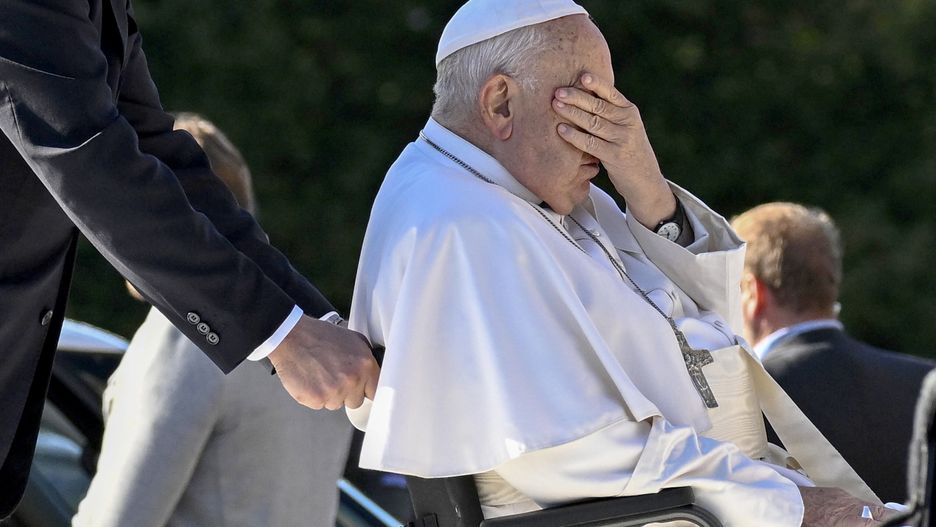 Papież Franciszek w czasie wizyty w Belgii