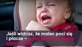 Dziecko zamknięte w nagrzanym samochodzie. Zobacz, co robić (WIDEO)