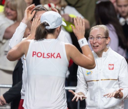 Iga Świątek i Daria Abramowicz, 2025