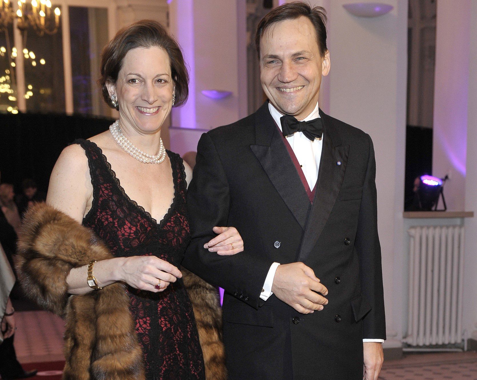 Anne Applebaum i Radosław Sikorski