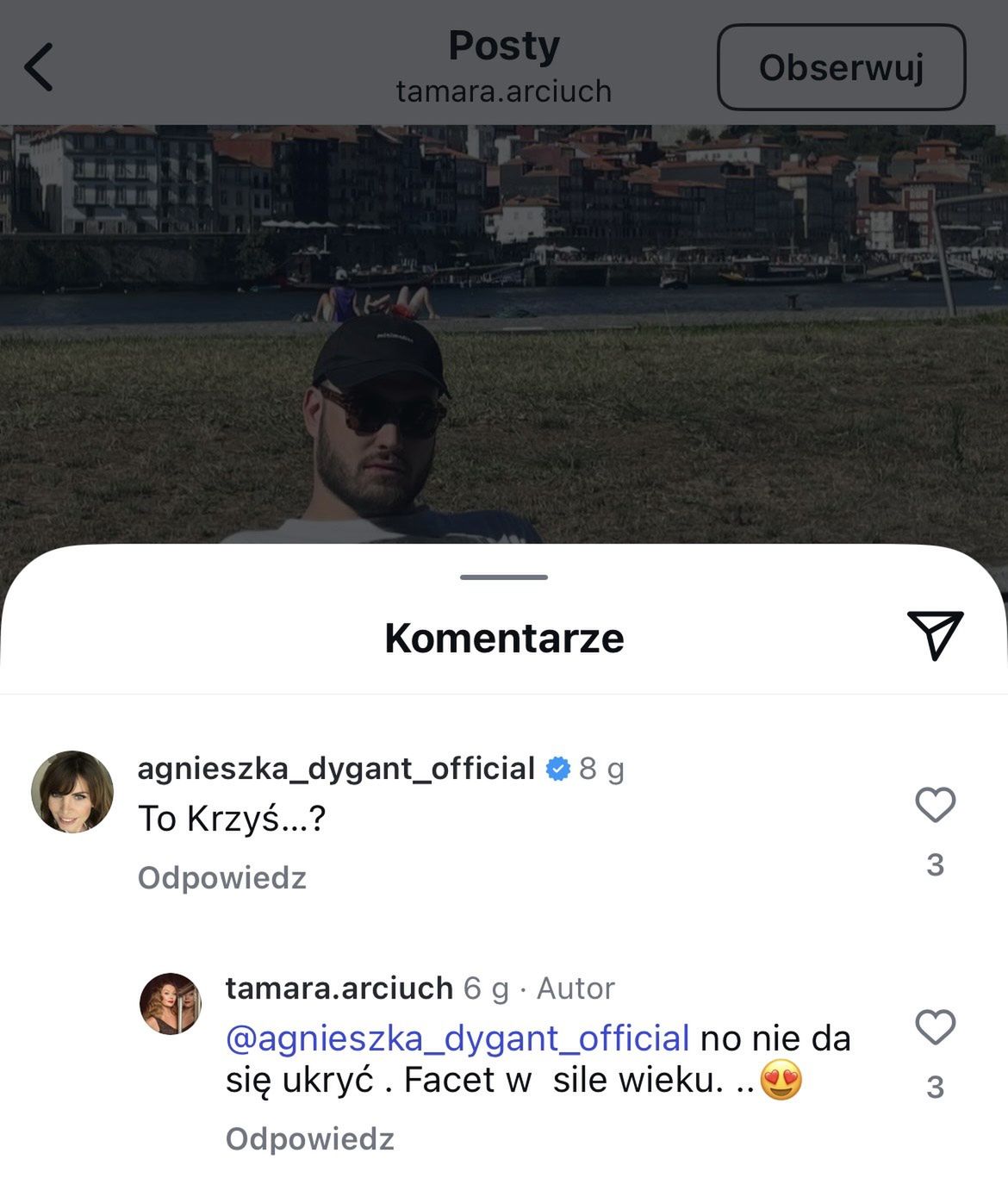 Komentarz Agnieszki Dygant