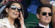 Tom Cruise z NOWĄ PARTNERKĄ kibicuje na trybunach Wimbledonu (ZDJĘCIA)