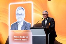 Roman Czejarek podczas gali Wirtuale 2025