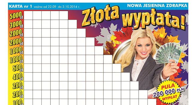 „Jesienna Zdrapka” w „Super Expressie”. Do wygrania od 100 do 5 tys. zł