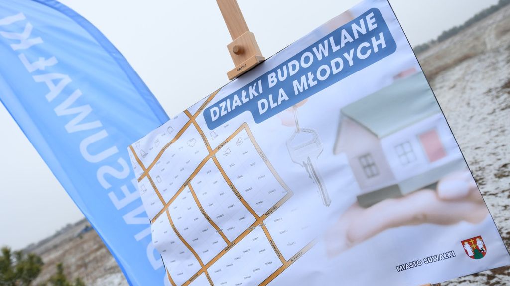 Suwałki ruszyły z programem działek budowlanych dla za 50 proc. 