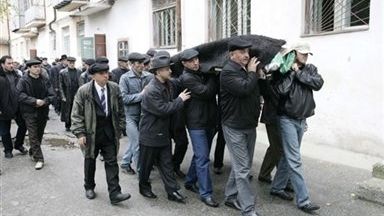 Pogrzeb jednej z ofiar ataku na Nalczyk