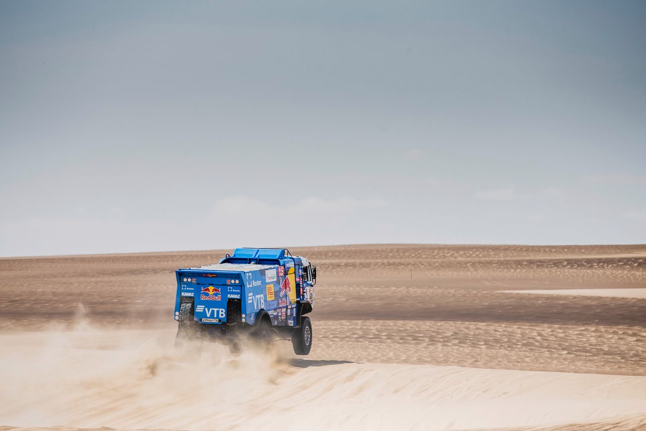 Kamaz na ostatnim odcinku rajdu Dakar