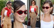 Wystylizowana Bella Hadid chwali się brzuchem w Paryżu